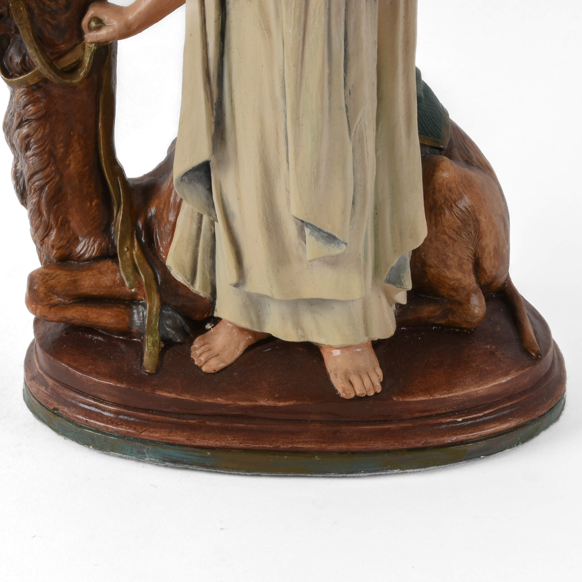 Bianchi G. Ruggeri Painted Nativity Balthasar Magi Figure-10