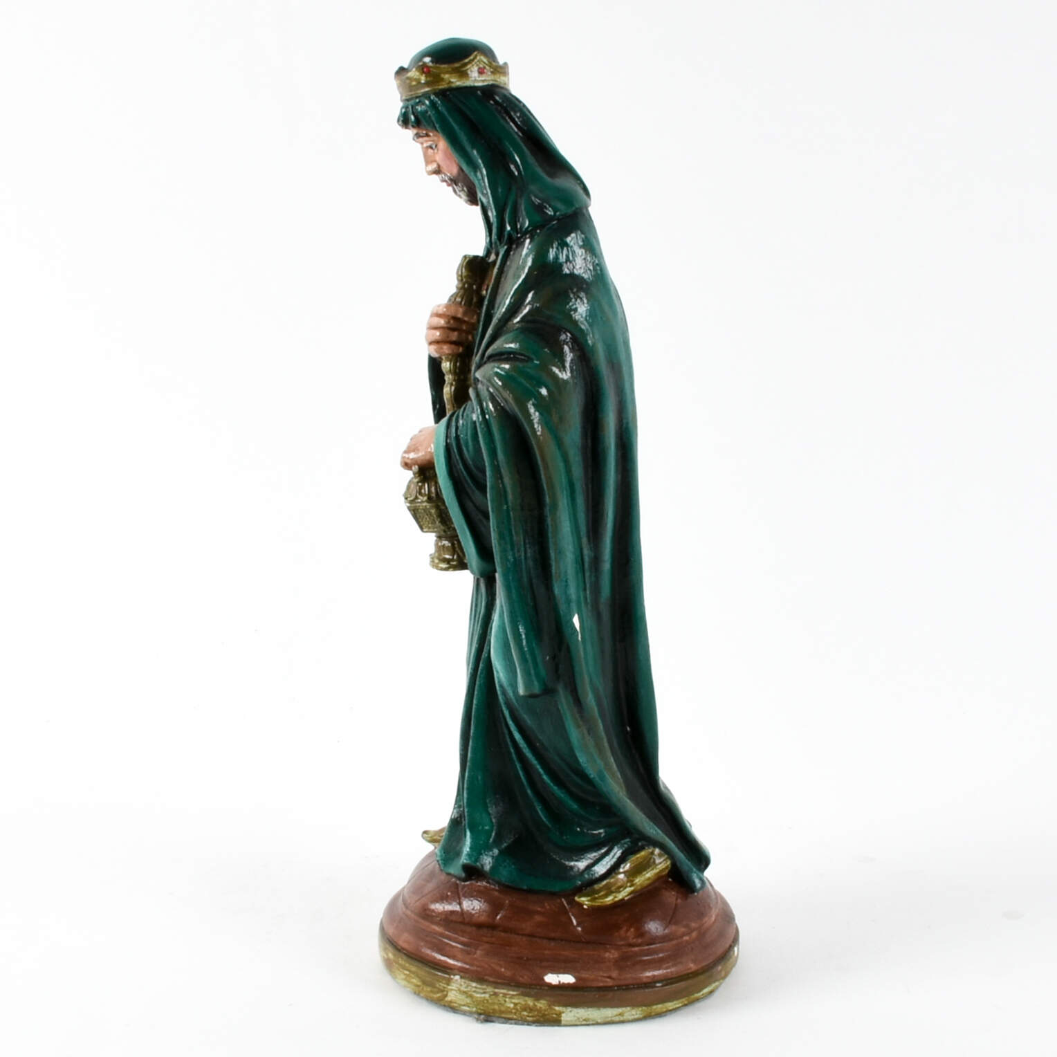 Bianchi G. Ruggeri Painted Nativity Caspar Magi Figure-2