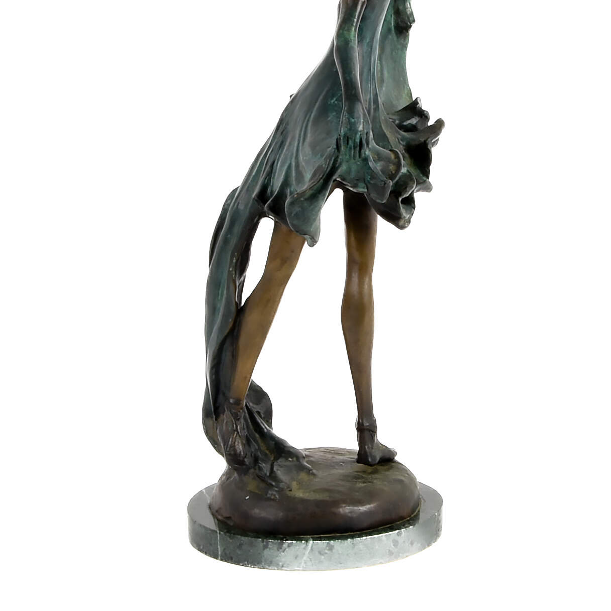 French "Sophistication" Bronze Statue After Louis Icart-4