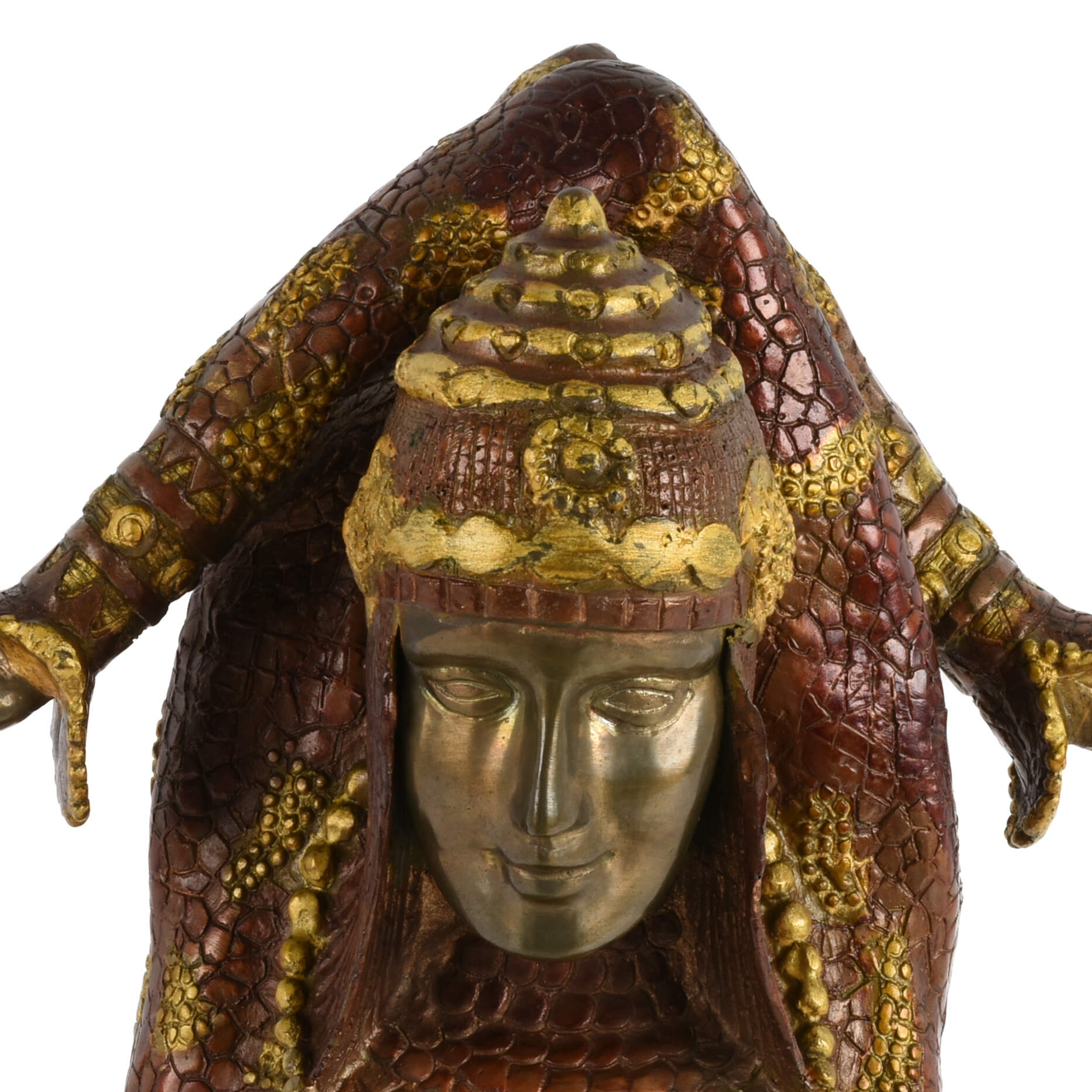 "Temple of the Goddess" Bronze After Dimitri Chiparus-5