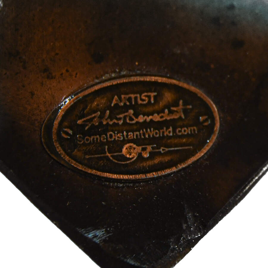 John T. Benedict Life-Size Abstract Steel Metal Sculpture-6