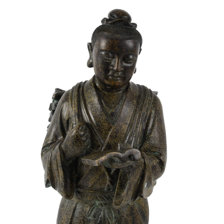 Large Bronze Buddha Sculpture-4