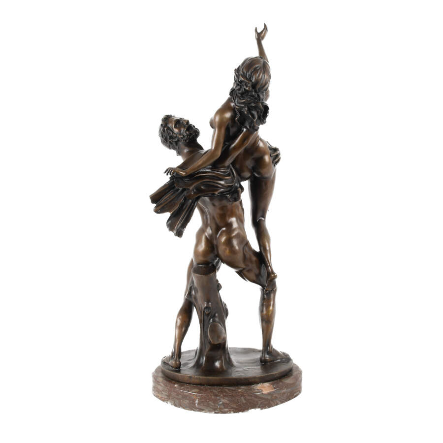 Antique Abduction of the Sabine Women Bronze Sculpture-4