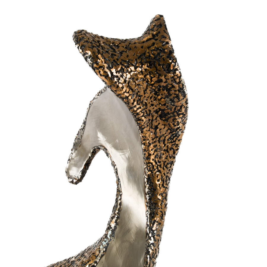 Signed Abstract Metal Sculpture-2