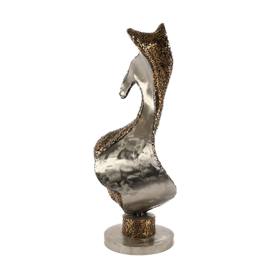 Signed Abstract Metal Sculpture-1