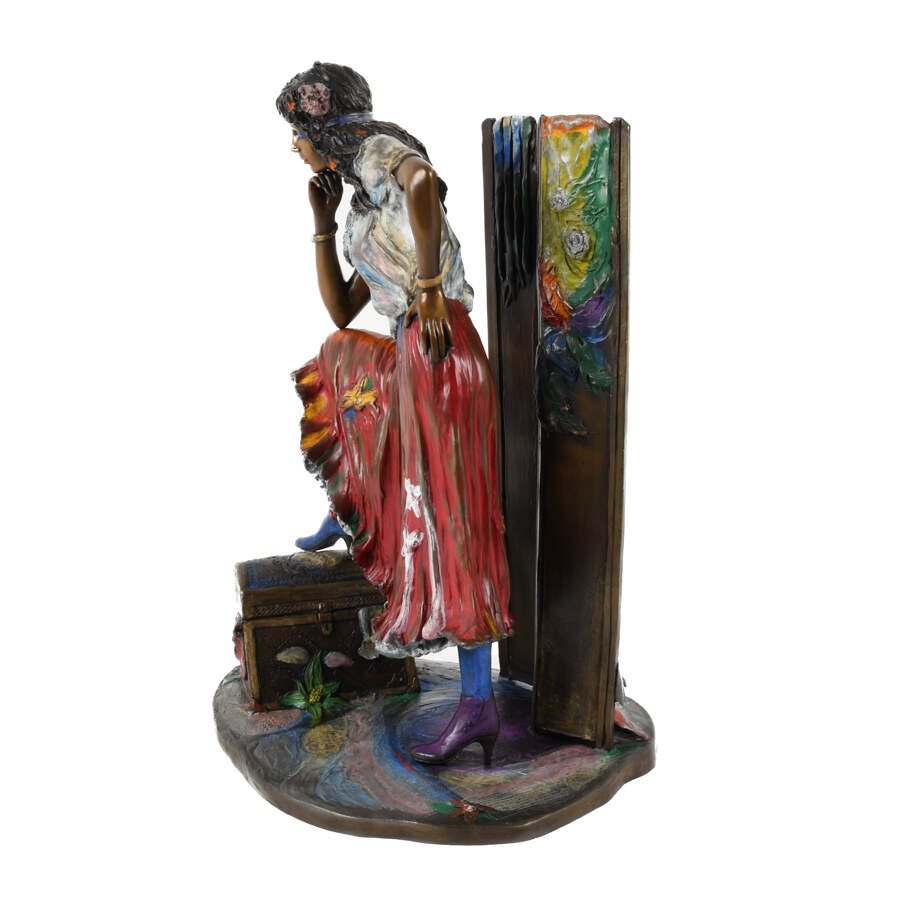 Isaac Maimon "Gypsy" Bronze Sculpture Numbered 33/150-4
