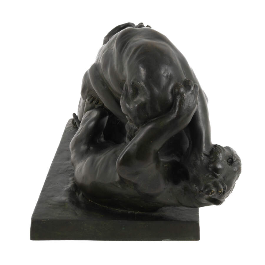 Bronze Tiger Sculpture by Jean M. Gaspar-6