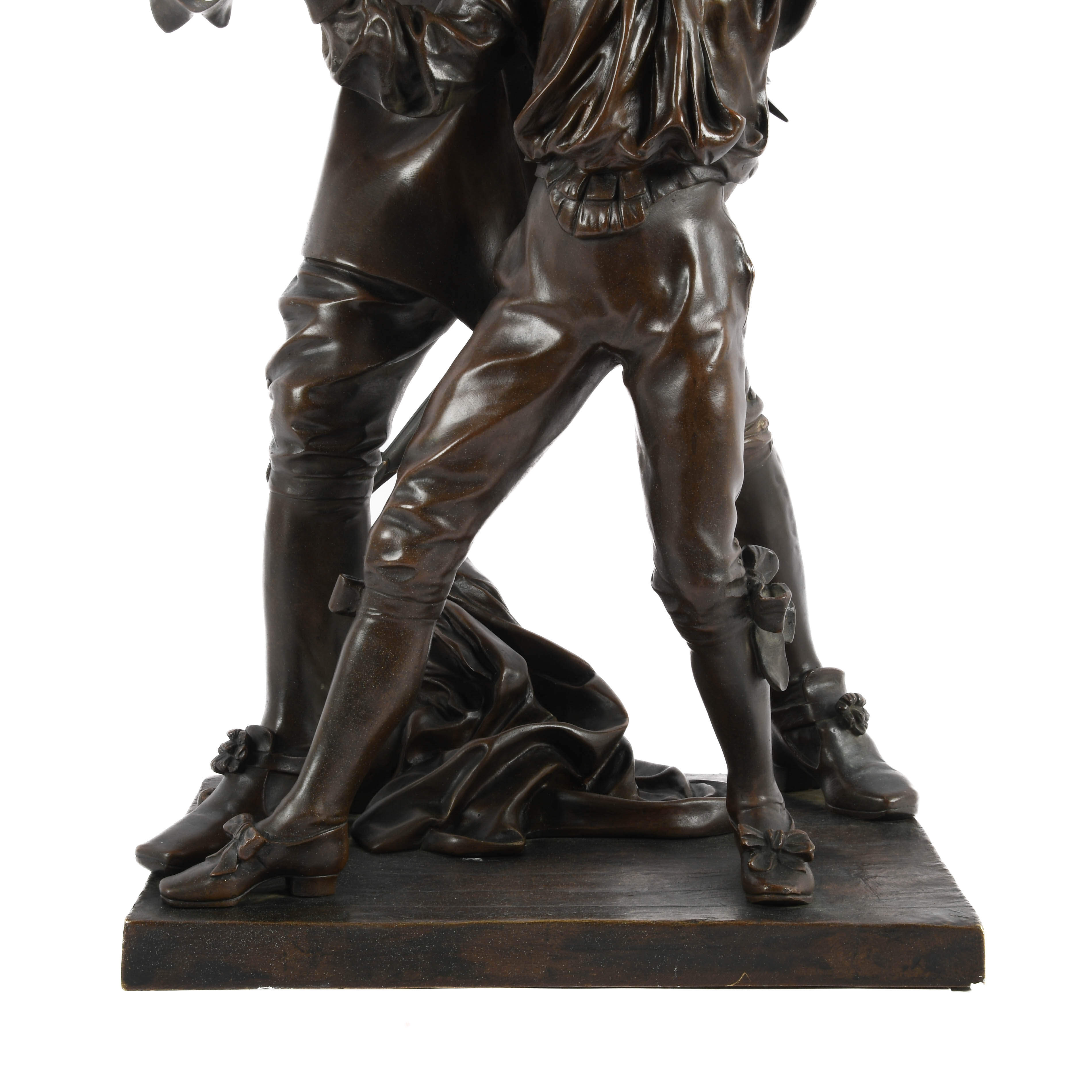 Bronze Sword Lesson Figure After Adrien Étienne Gaudez-3