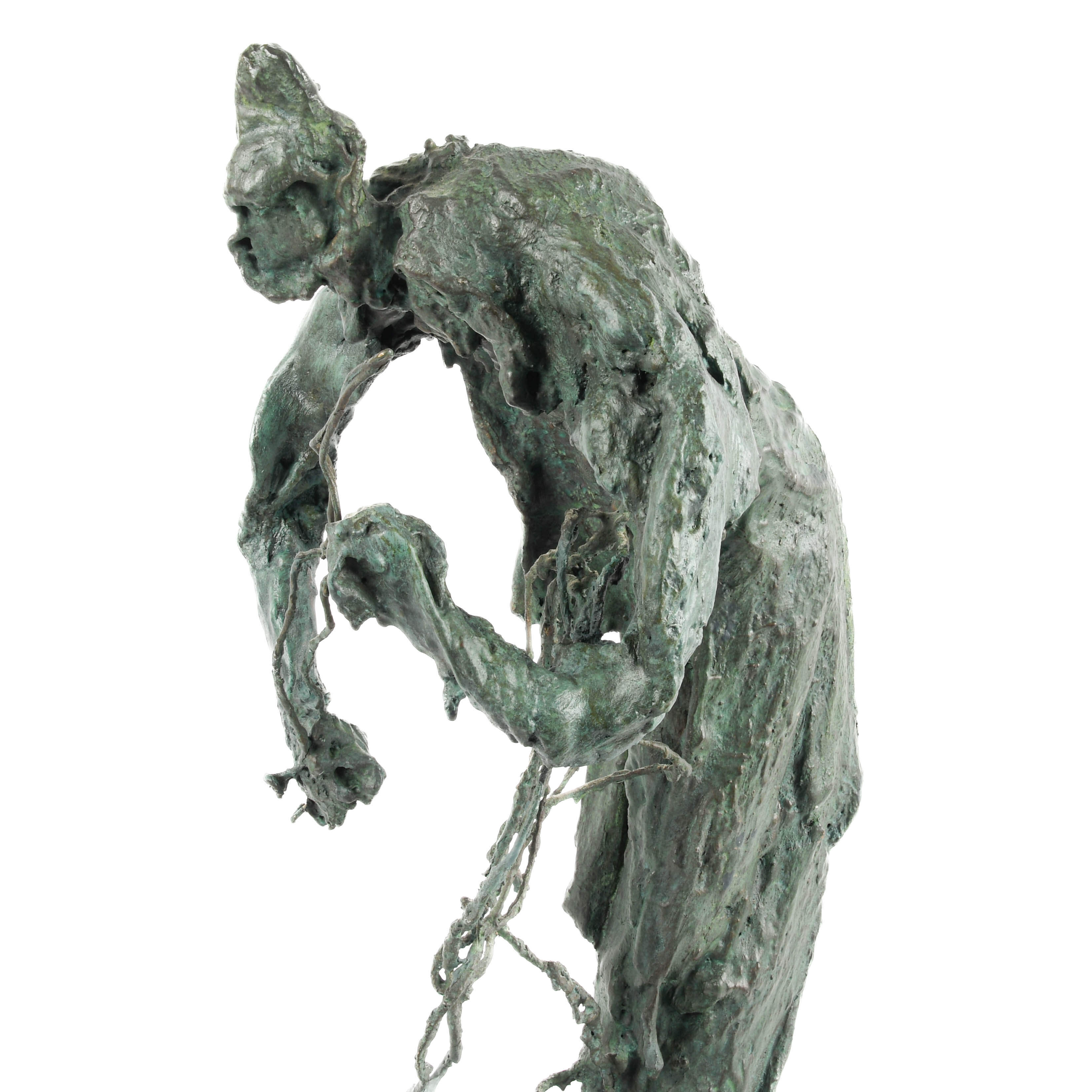 Papier-mâché and Plaster Abstract Figural Statue-6