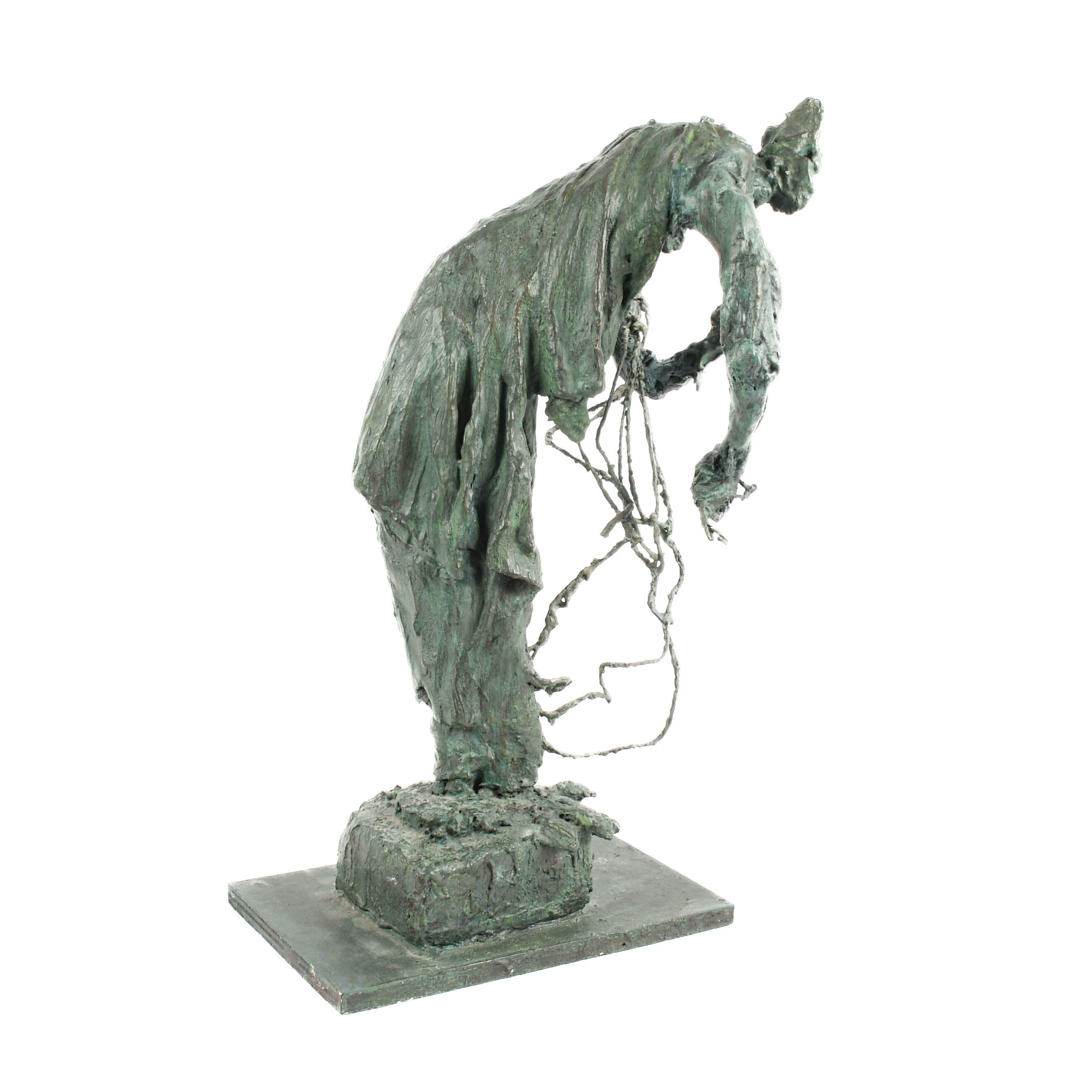 Papier-mâché and Plaster Abstract Figural Statue-5