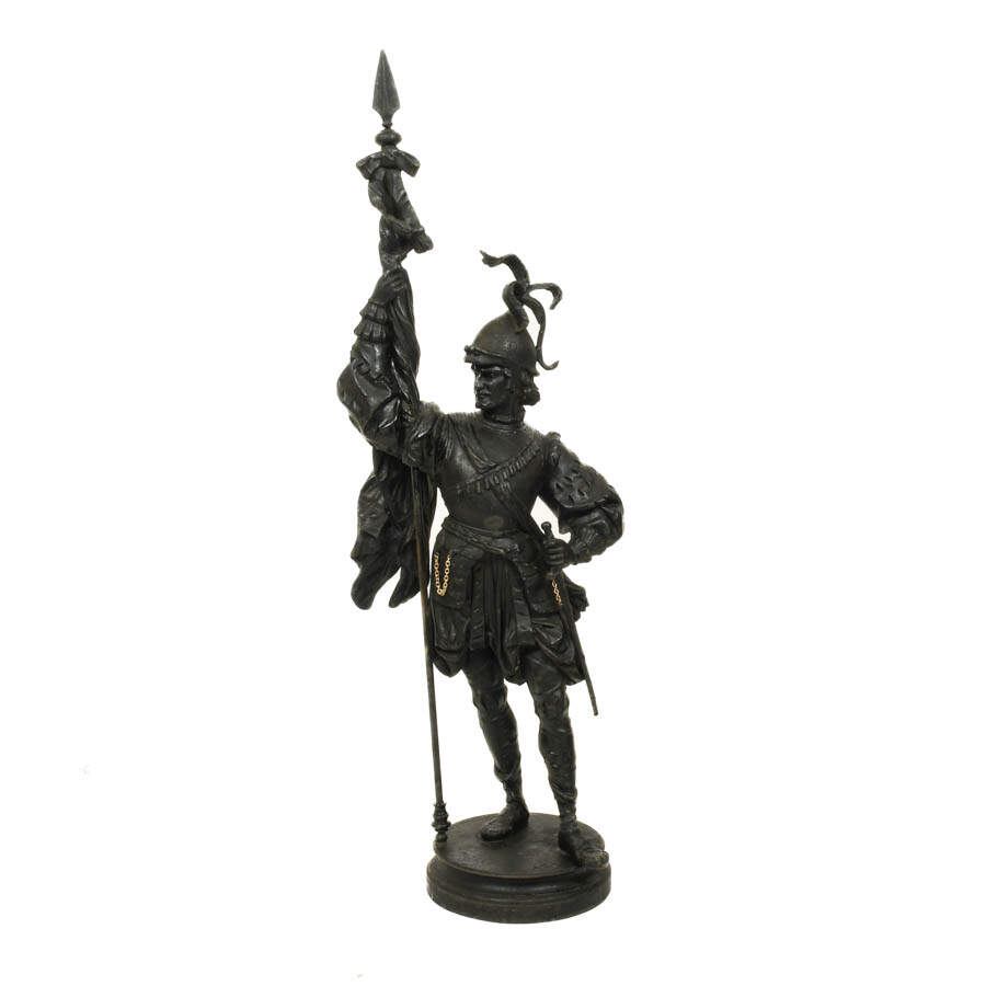 Cast Metal Roman Soldier-1