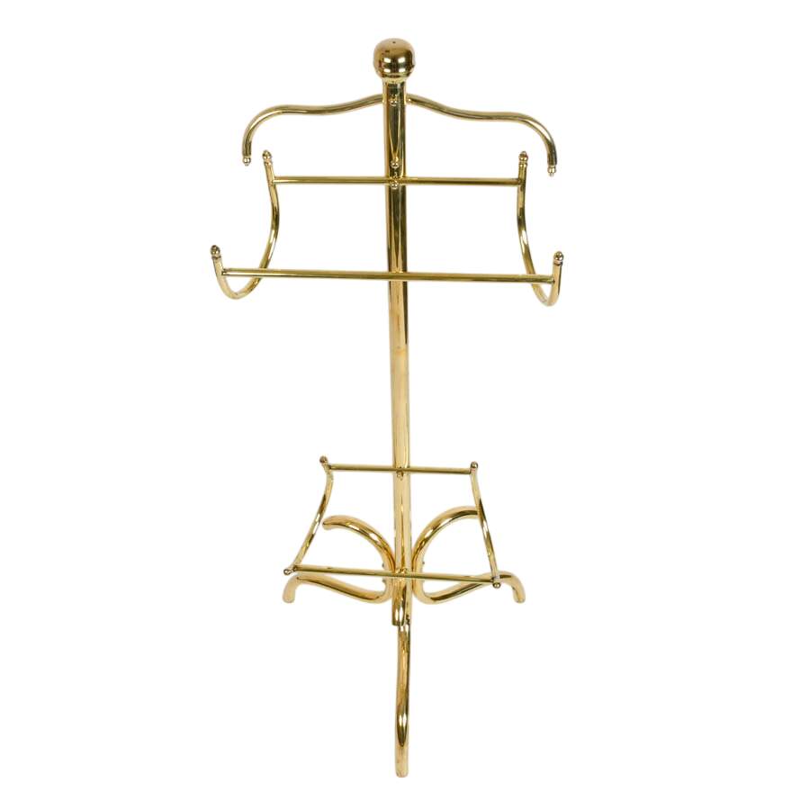 Mid-Century Modern Brass Gentleman's Butler-3