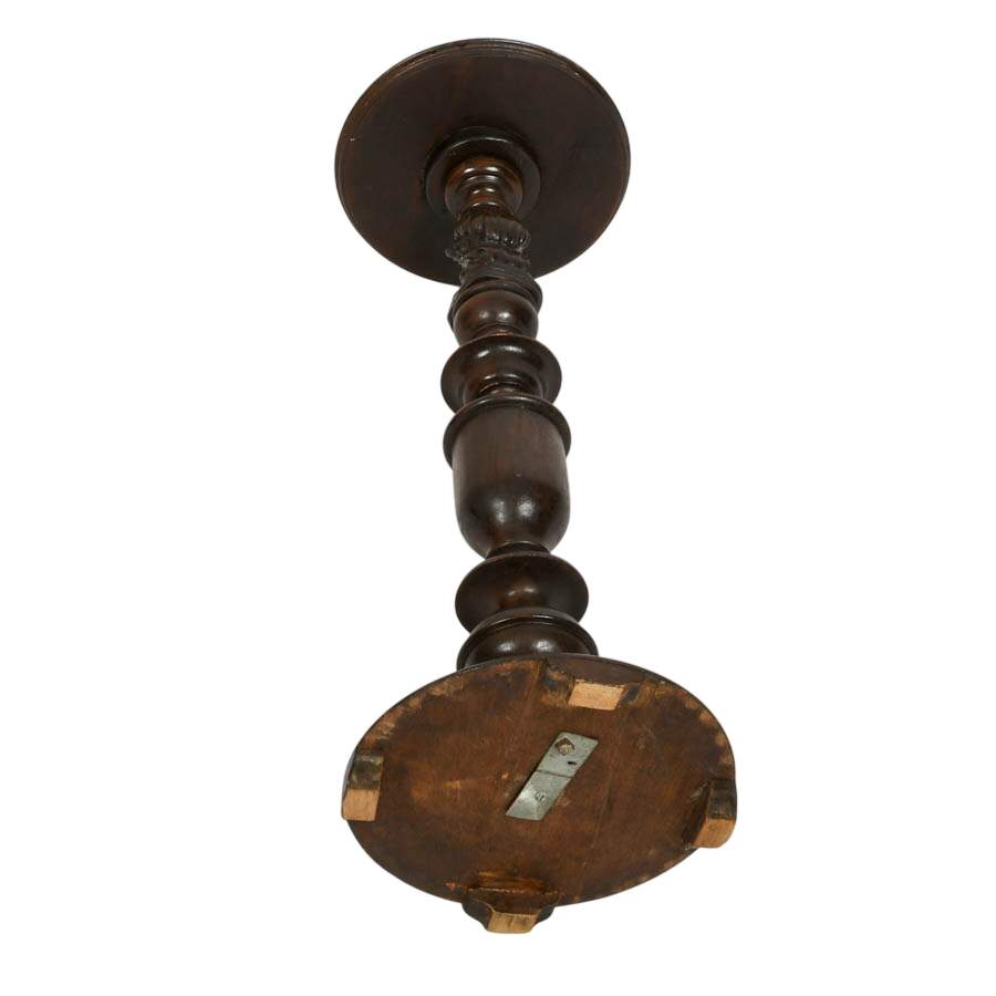 Antique Romanesque Mahogany Stand-11