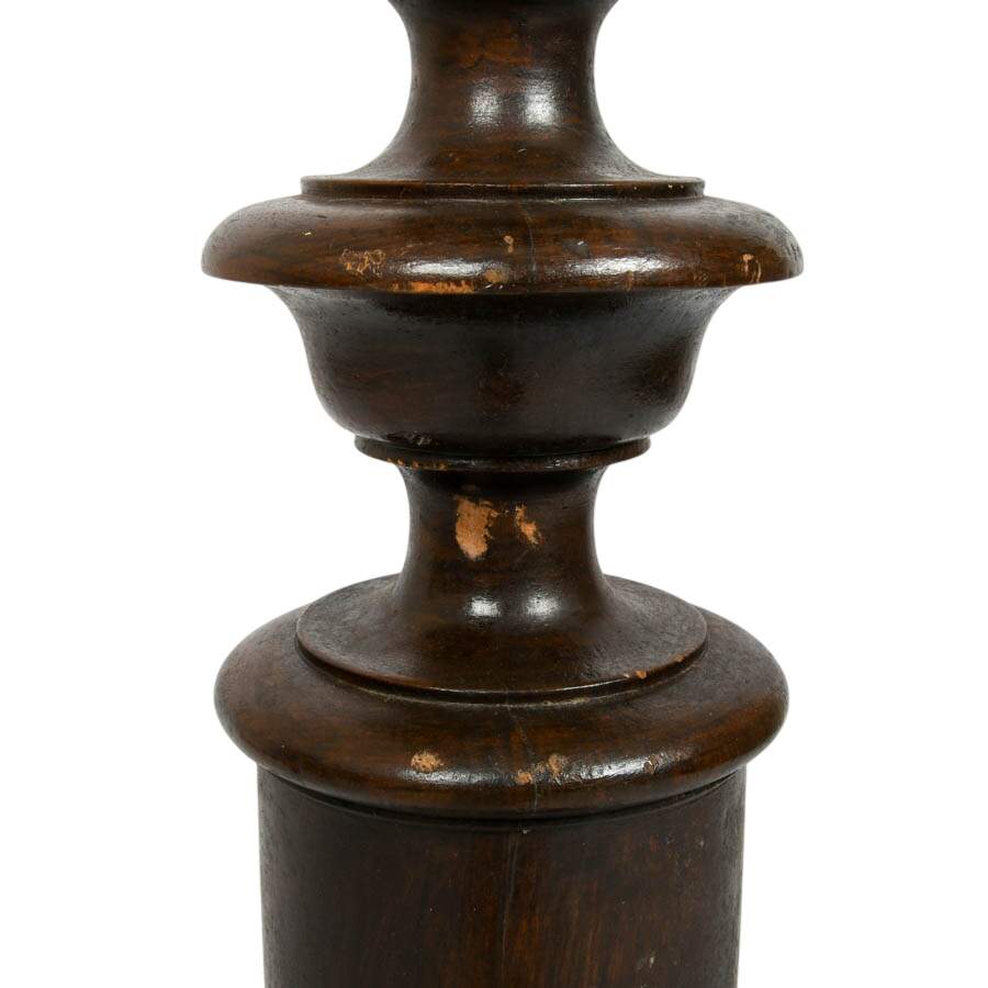 Antique Romanesque Mahogany Stand-10