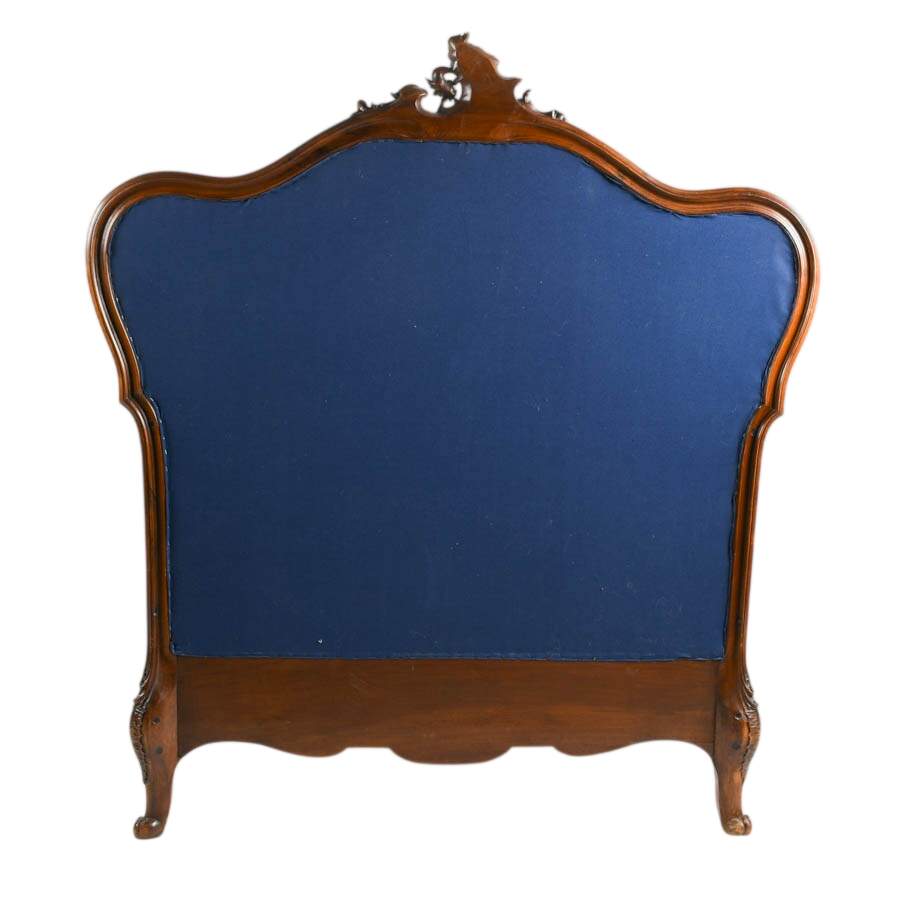 Antique Rococo Headboard Hall Bench-8