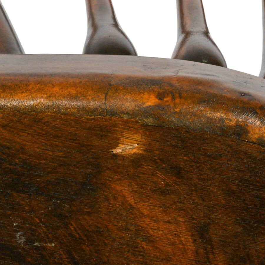 Antique Maple Burlwood Windsor Chair-7