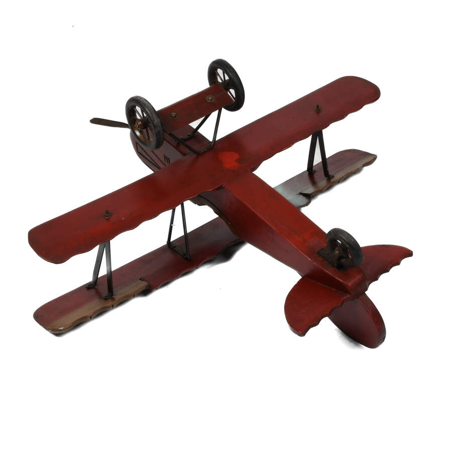 Decorative Accent Fighter Airplane and Pilot Display Model-6