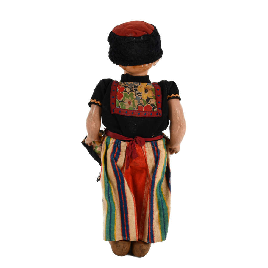 WWII Mechanical Walking Dutch Girl Doll-6