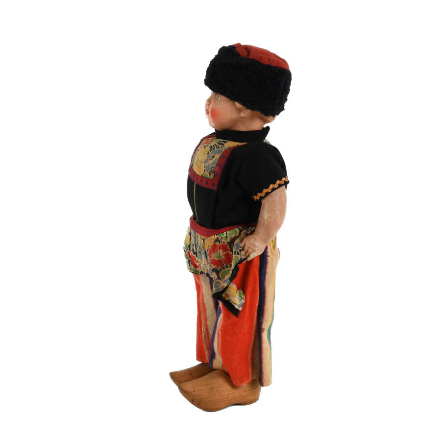 WWII Mechanical Walking Dutch Girl Doll-5