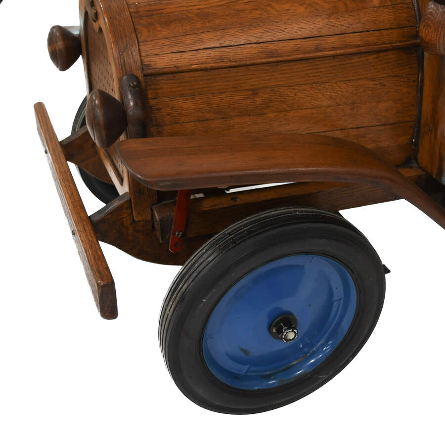 Antique Life-Size Wooden Oak Model T Toy Truck-3