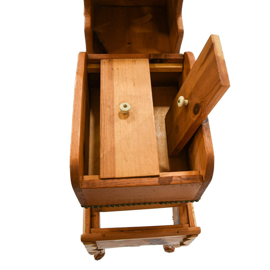 Lifesize Wooden Model Train on Stand-7
