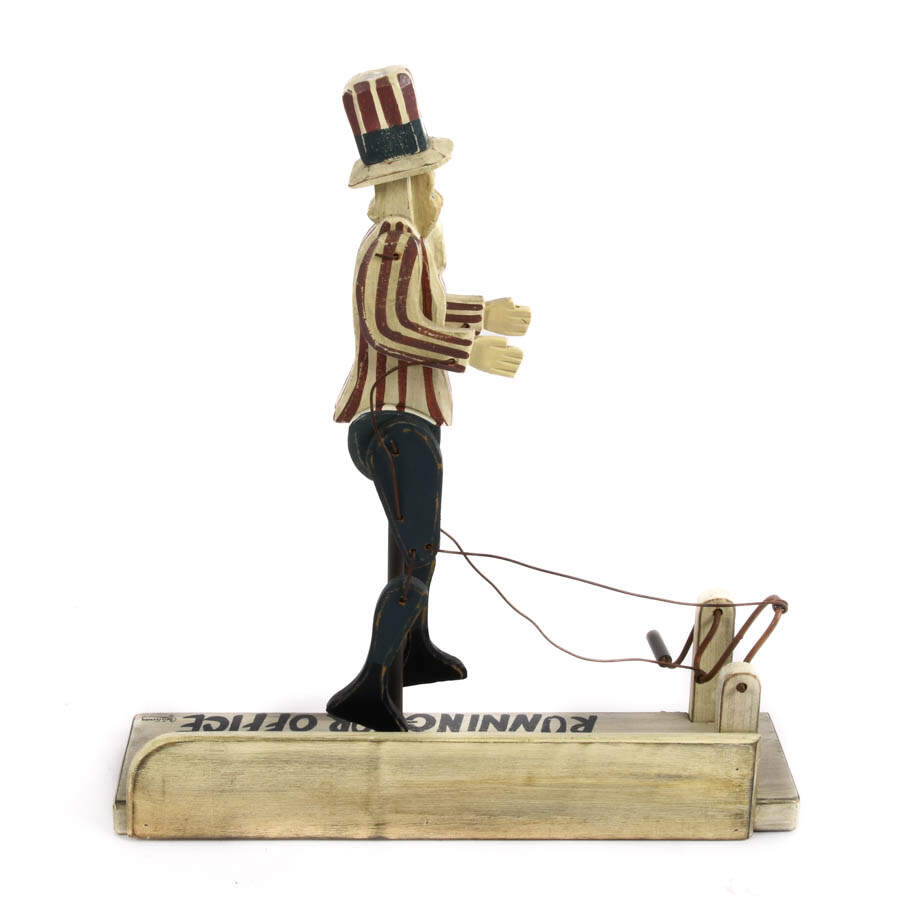 Chris Flesher Folk-Art Style Uncle Sam Motion Figure-5