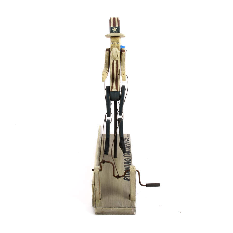 Chris Flesher Folk-Art Style Uncle Sam Motion Figure-1