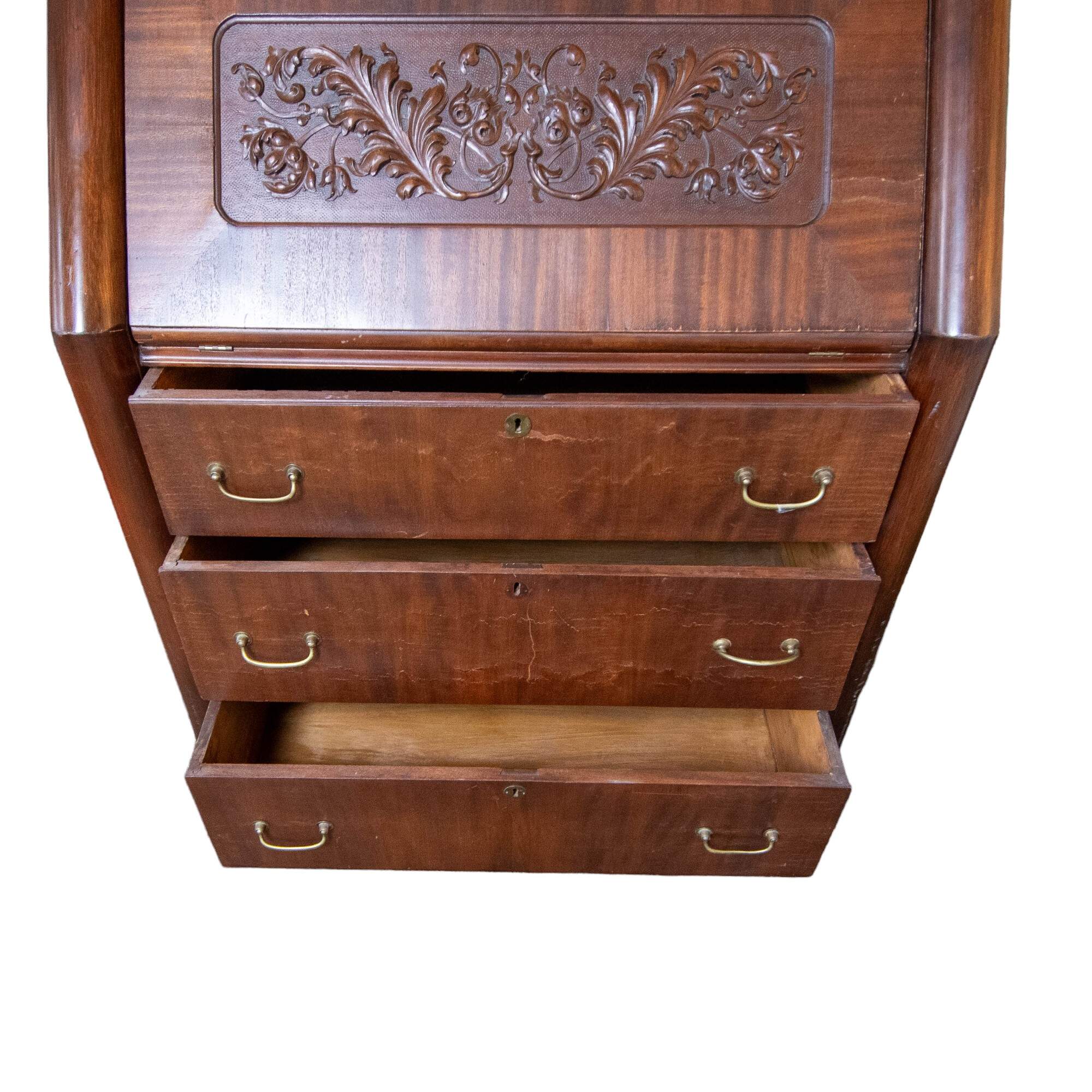 Antique Victorian Secretary Desk-3