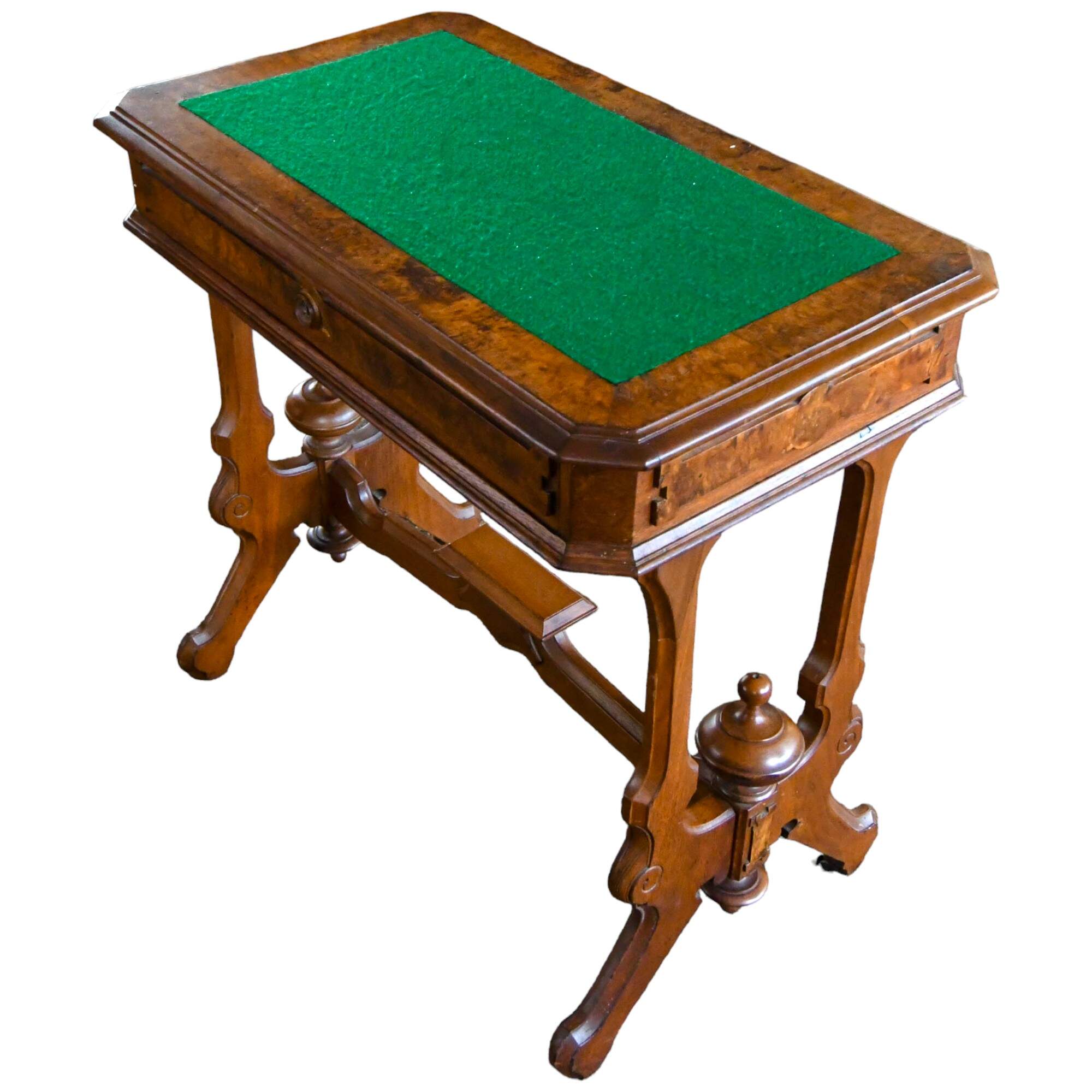 Antique Victorian Library Tilt-Top Desk-2