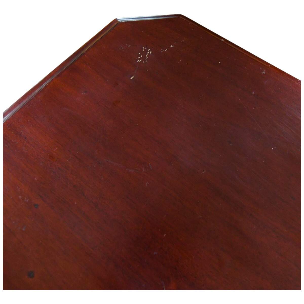 Antique Victorian Wood Side Table-6