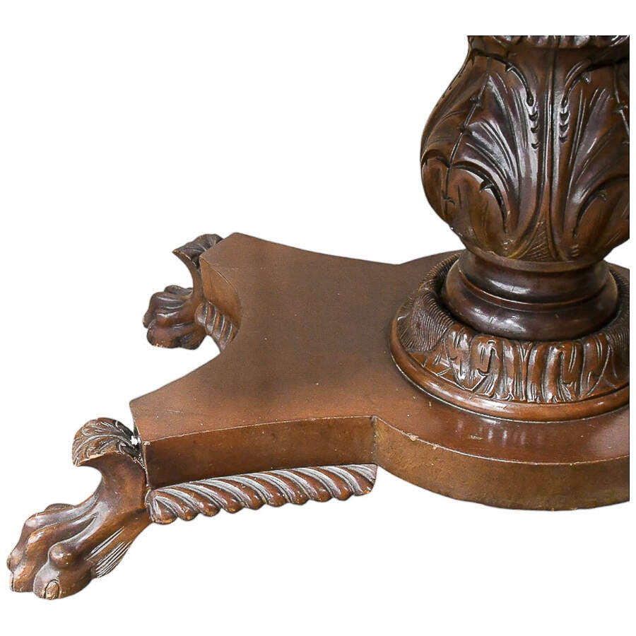 Antique Victorian Empire Desk-14