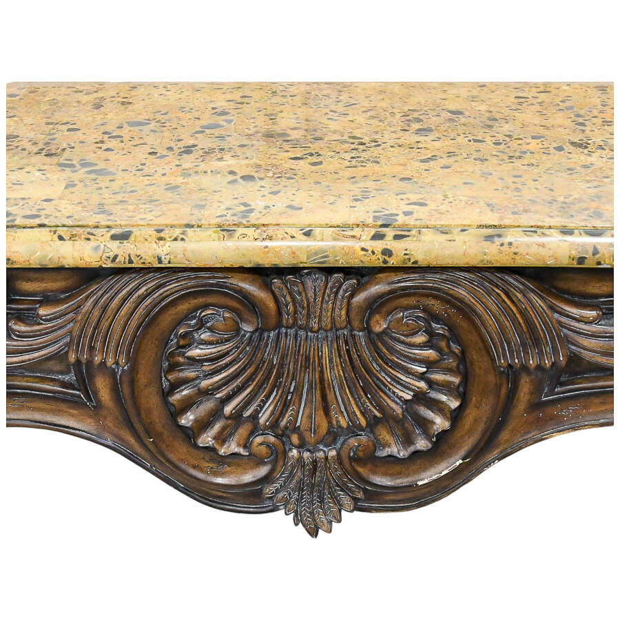 Maitland Smith Stone Top Console Table-5
