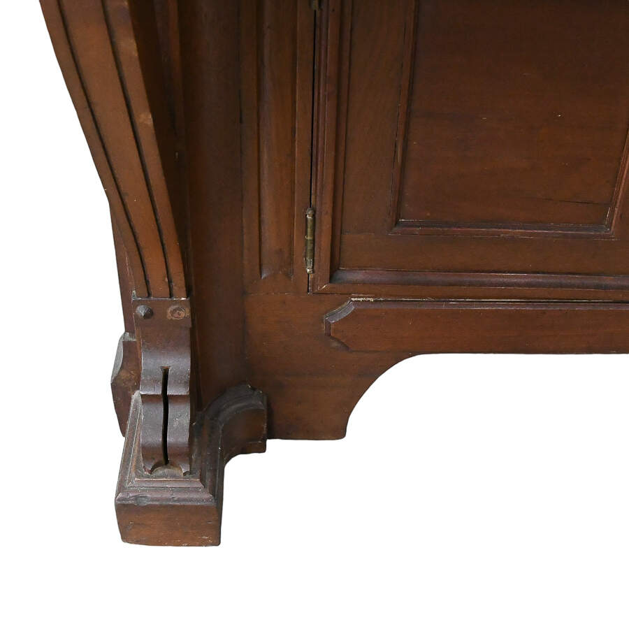 Antique Victorian Piano Top Secretary Desk-12