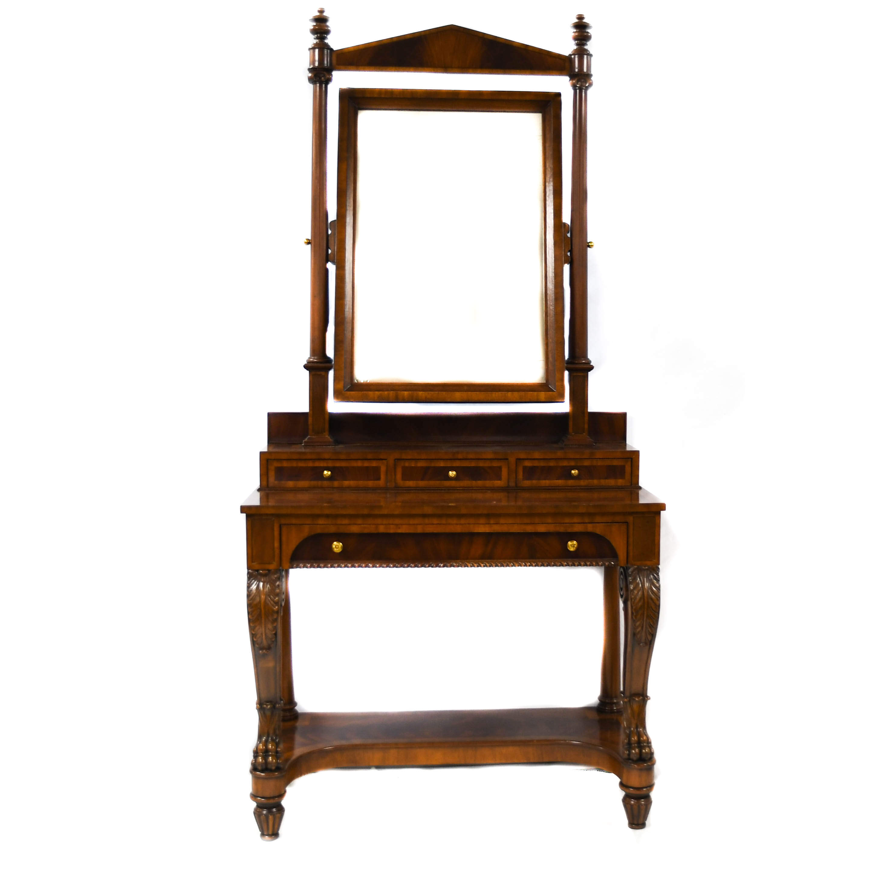 Maitland-Smith Empire Vanity Dressing Table with Mirror-1