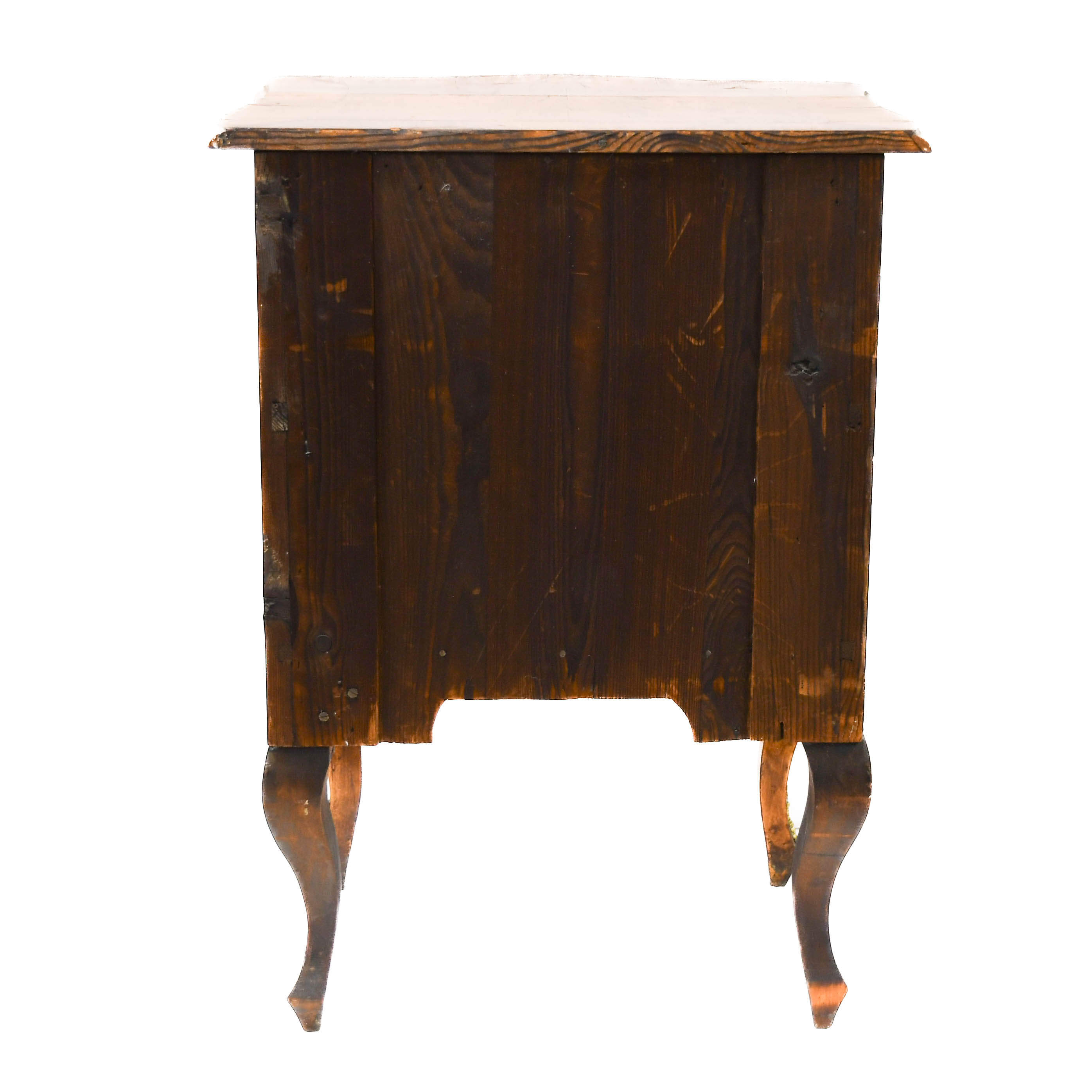 19th-Century Louis Revival Burr Walnut and Ormolu Mounted Cartouche Chest-7