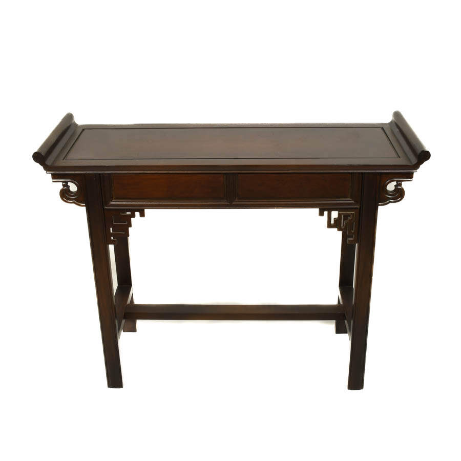 Chinese Two Drawer Altar Table-6