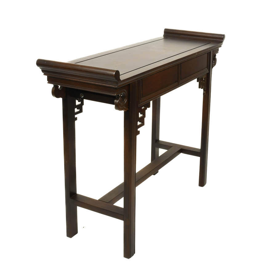 Chinese Two Drawer Altar Table-5