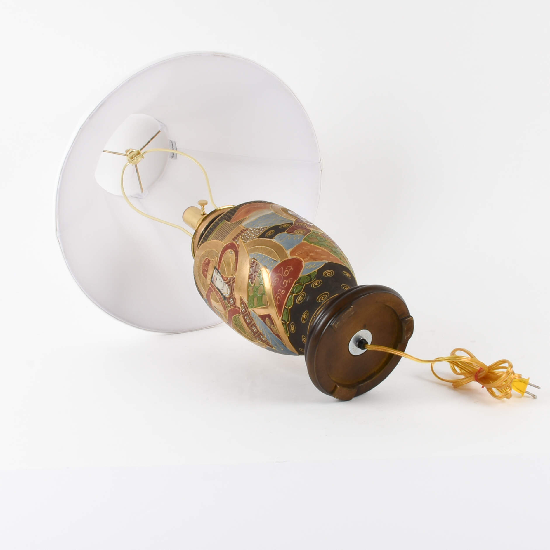 Japanese Satsuma Table Lamp-8