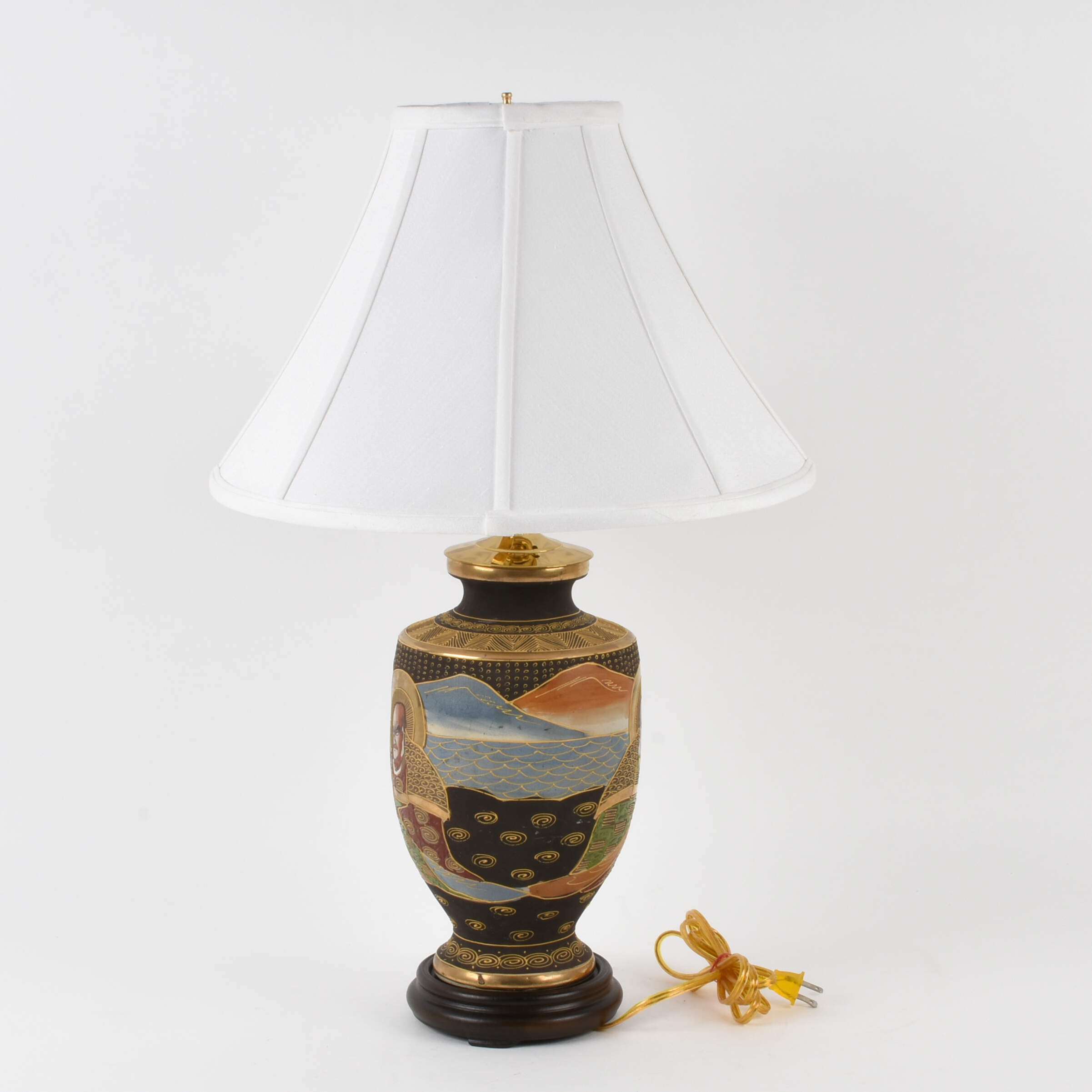 Japanese Satsuma Table Lamp-3
