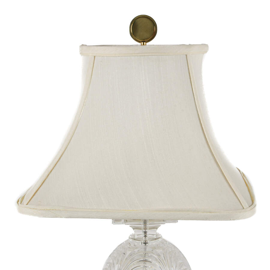 Crystal and Brass Table Lamp-4