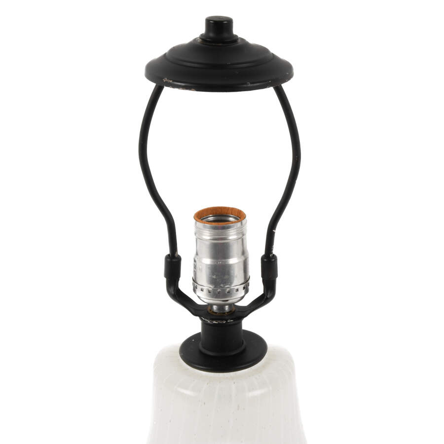 Striped Art Glass Table Lamp-5