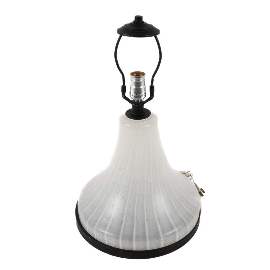 Striped Art Glass Table Lamp-1