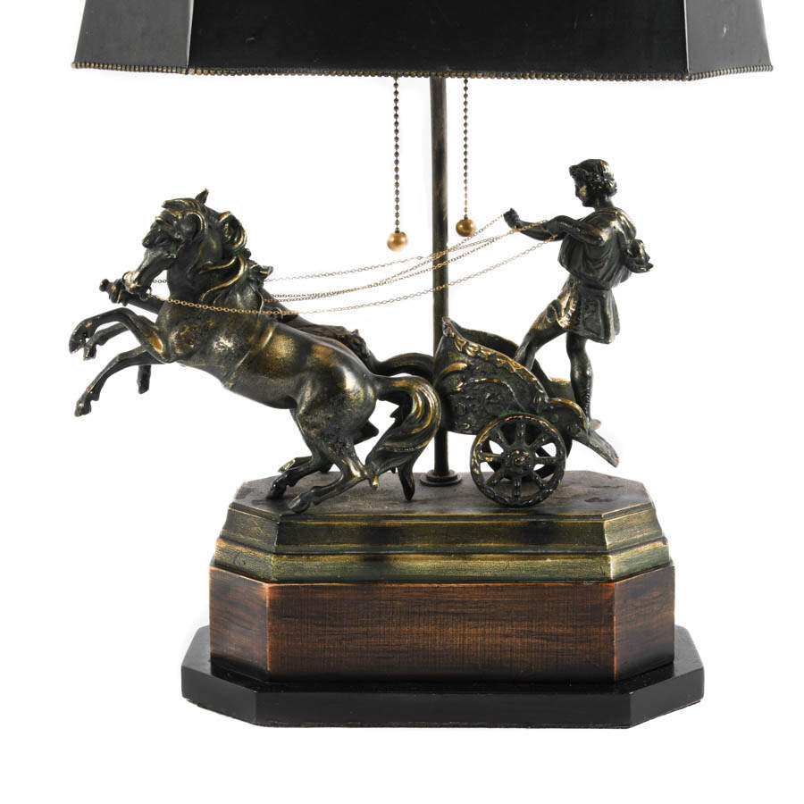 Cast Metal Chariot and Rider Desk Lamp | Replacements, Ltd.