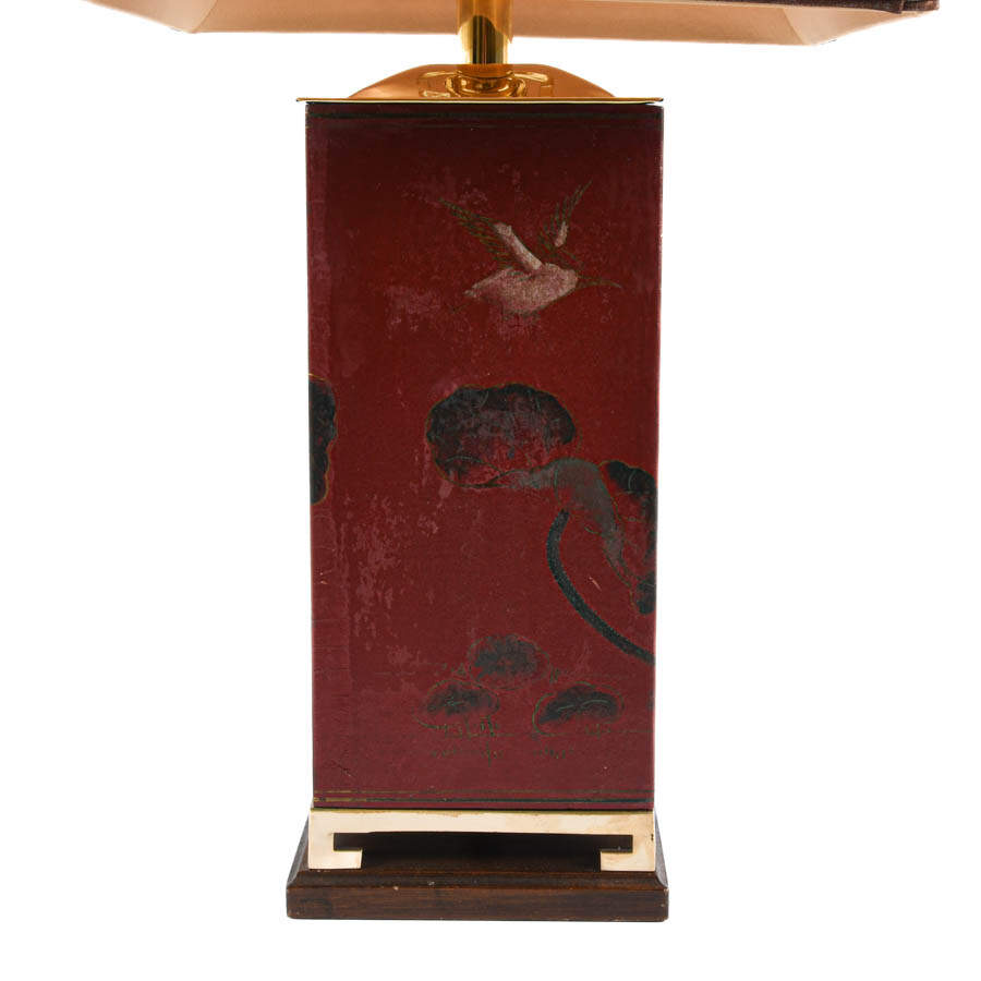 Japanese Hand-Painted Table Lamp-4