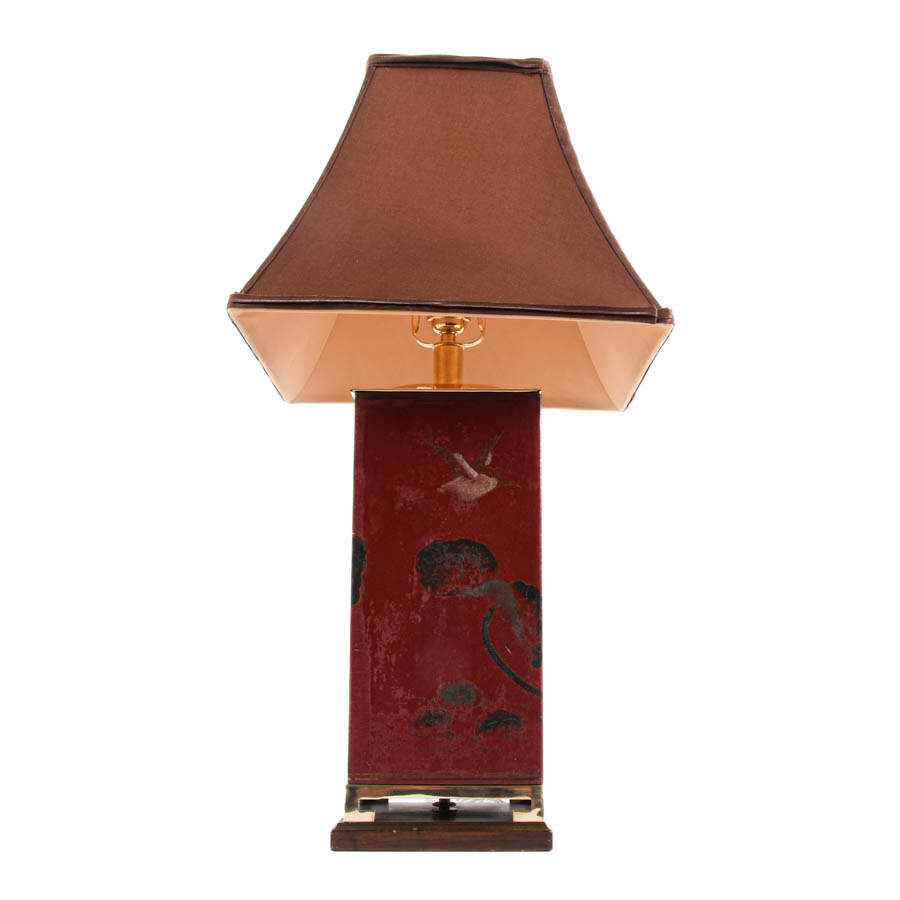 Japanese Hand-Painted Table Lamp-2