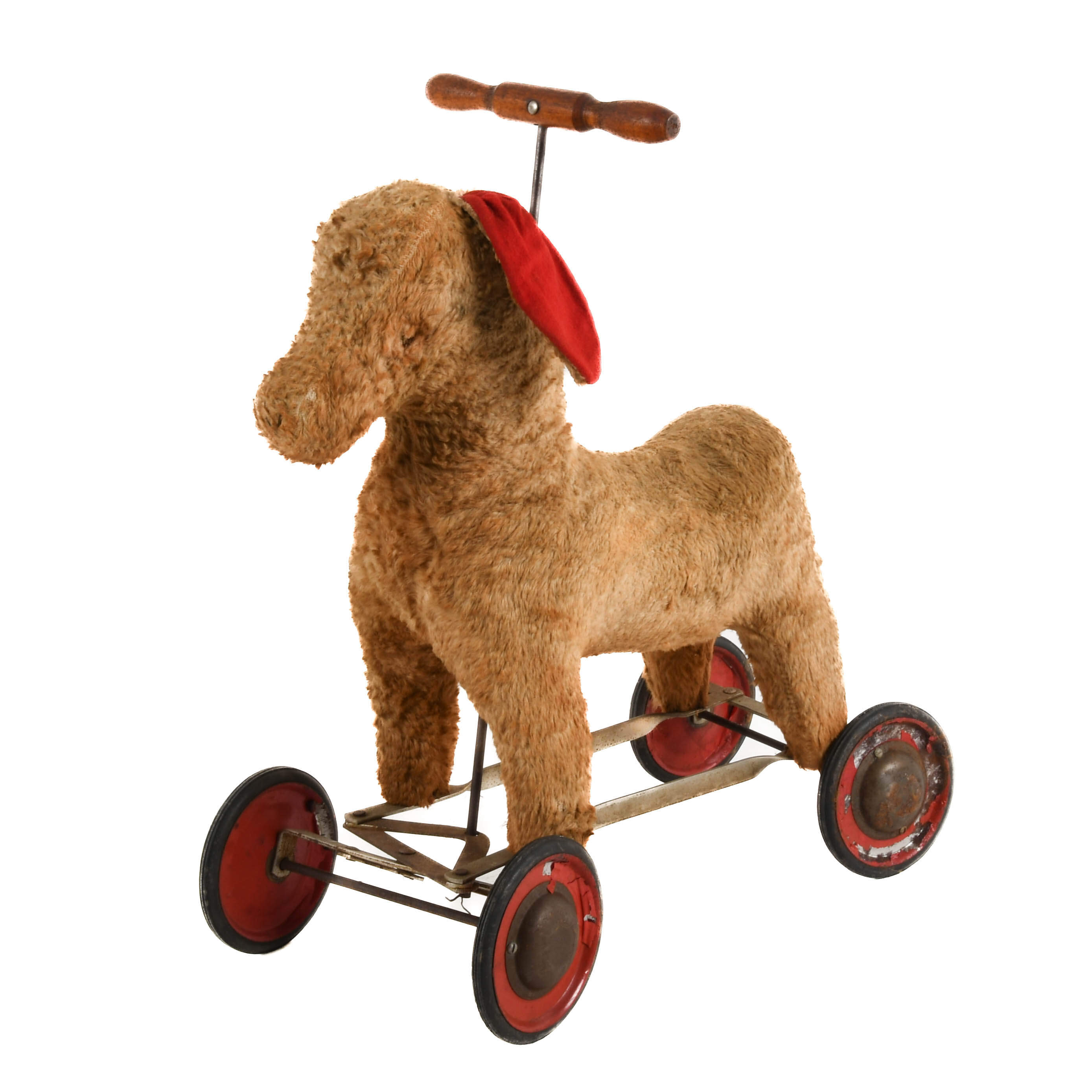 Antique Children's Ride on Pony Plush Toy-3