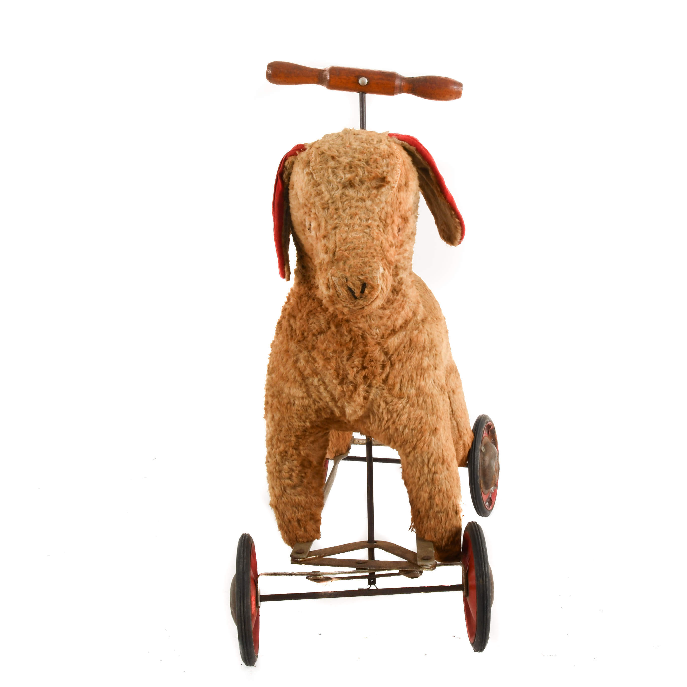 Antique Children's Ride on Pony Plush Toy-1