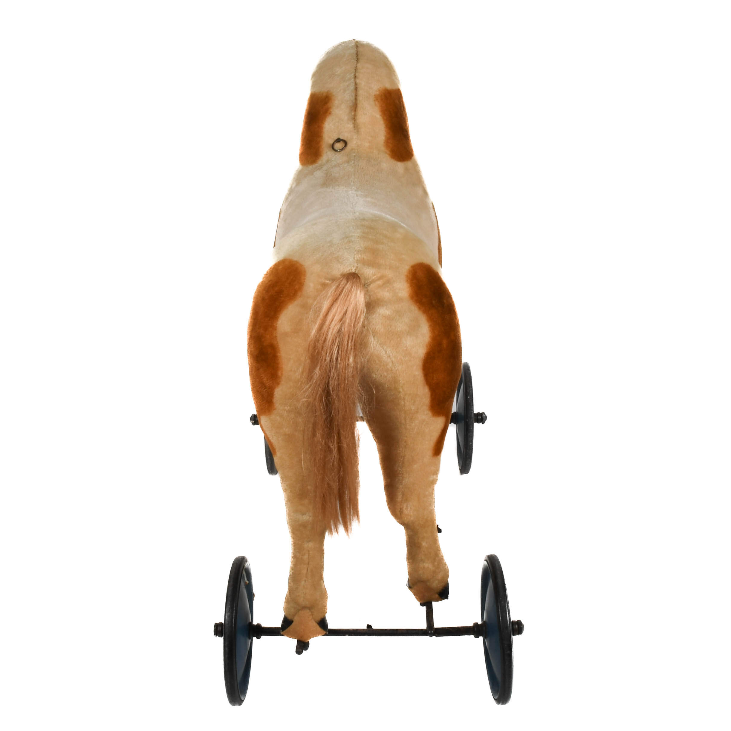 German Steiff Ride-On Mohair Growler Horse-4