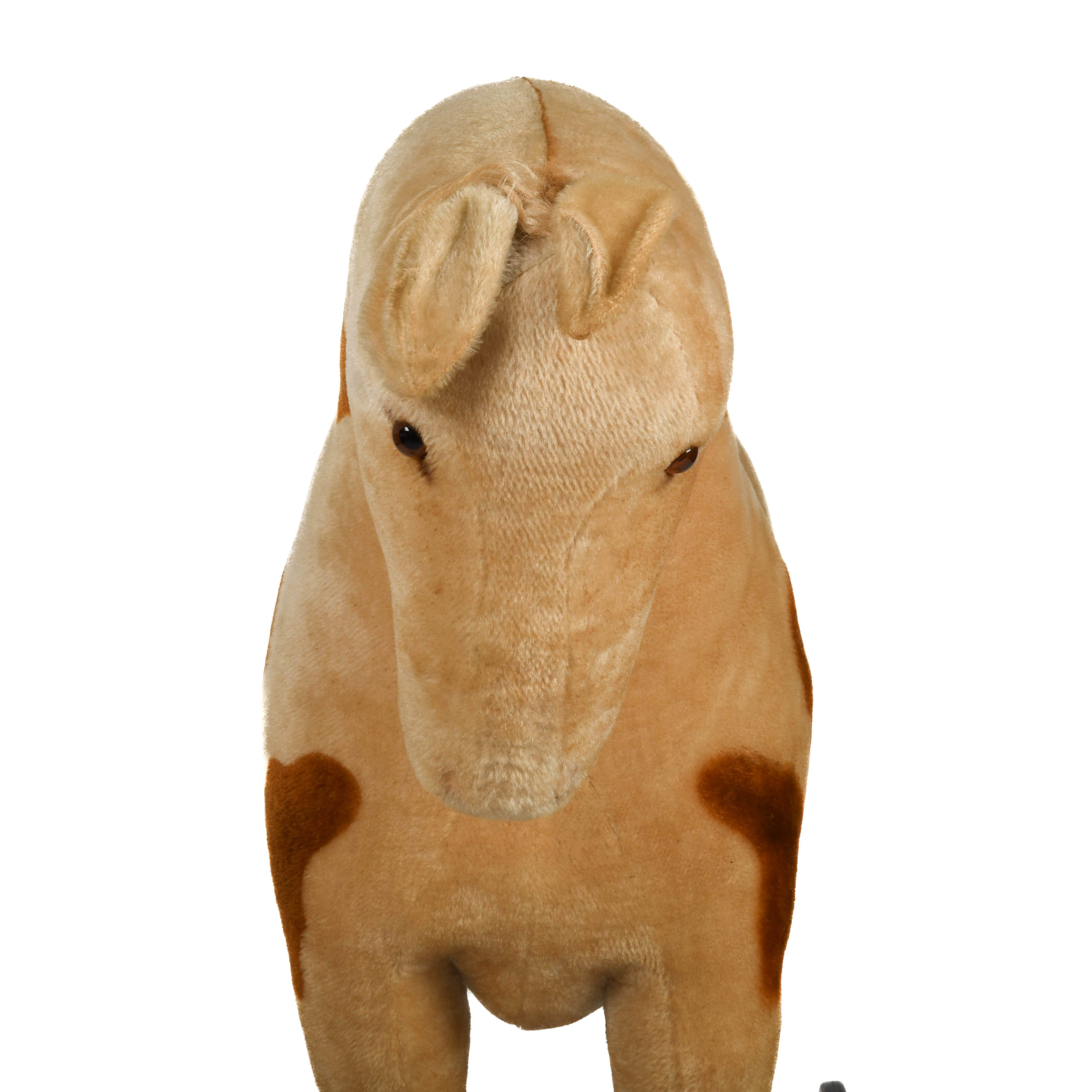 German Steiff Ride-On Mohair Growler Horse-2