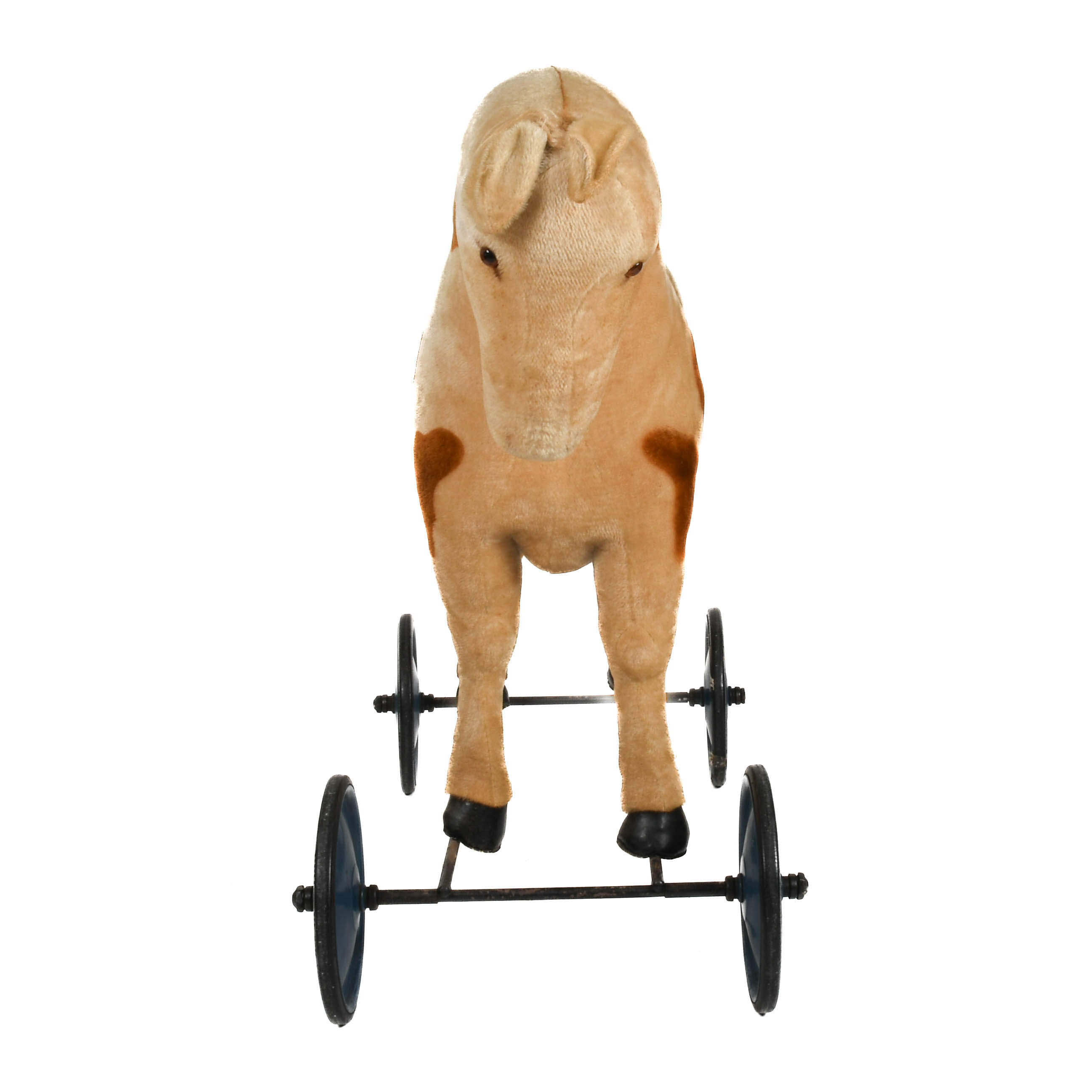 German Steiff Ride-On Mohair Growler Horse-1